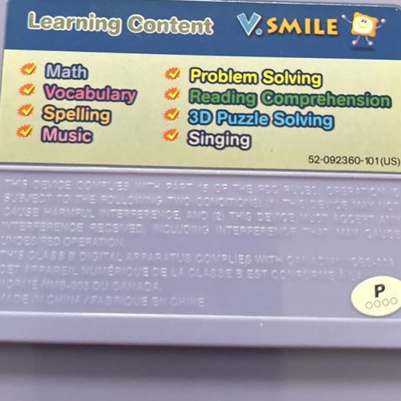 Zayzoo: An Earth Adventure Learning Video Vtech Vsmile Game Cartridge - Picture 2 of 2